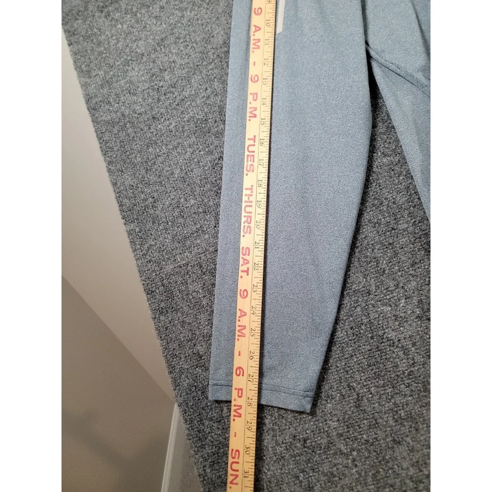 Adidas Shirt Mens XXL 1/4 Zip Performance Long Sleeve Active Workout Gray Golf
